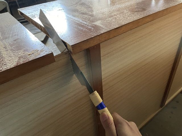 箪笥を小さくリメイク