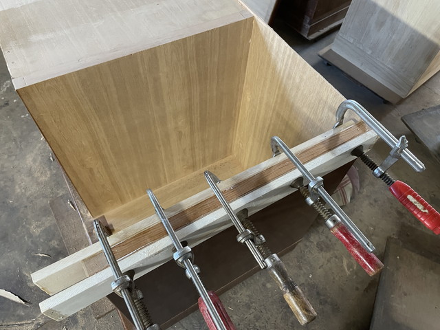収納箪笥を小さくリメイク