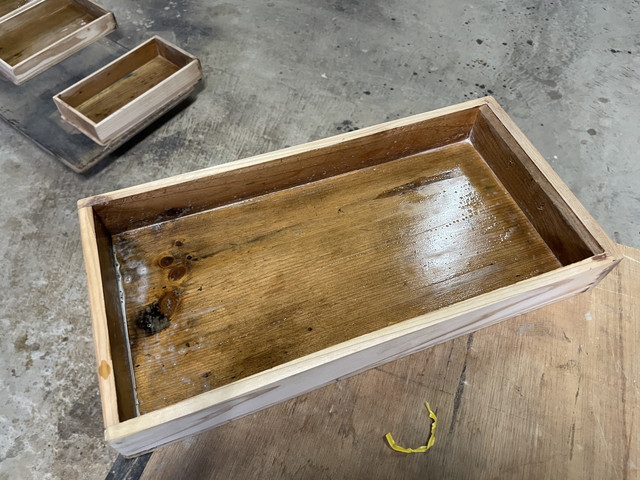 引き出しの中の汚れ落とし