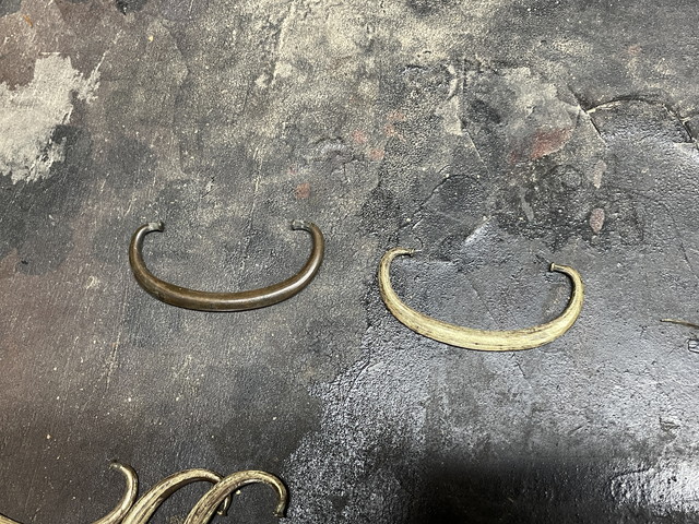 長火鉢の金具を綺麗に