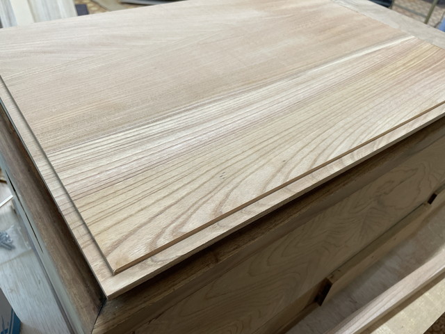 長火鉢に蓋を作る