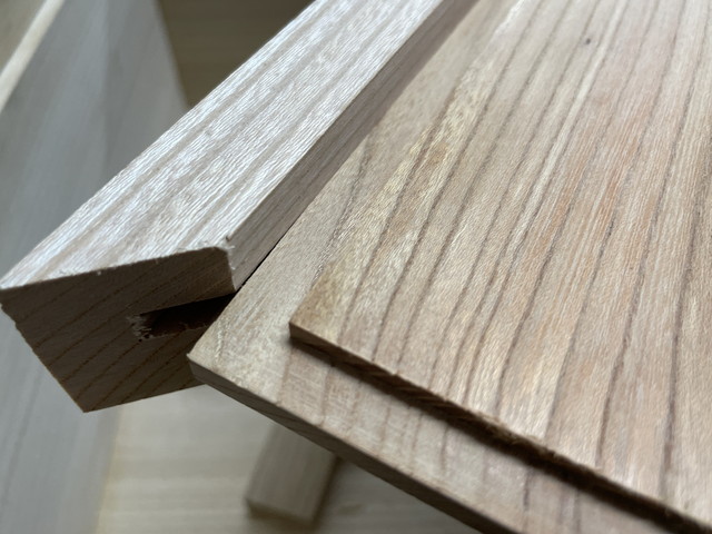 長火鉢に蓋を作る