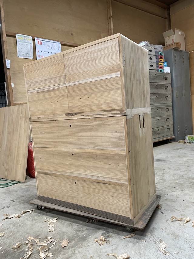 桐箪笥リメイク