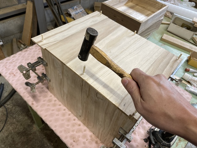 小箪笥の制作