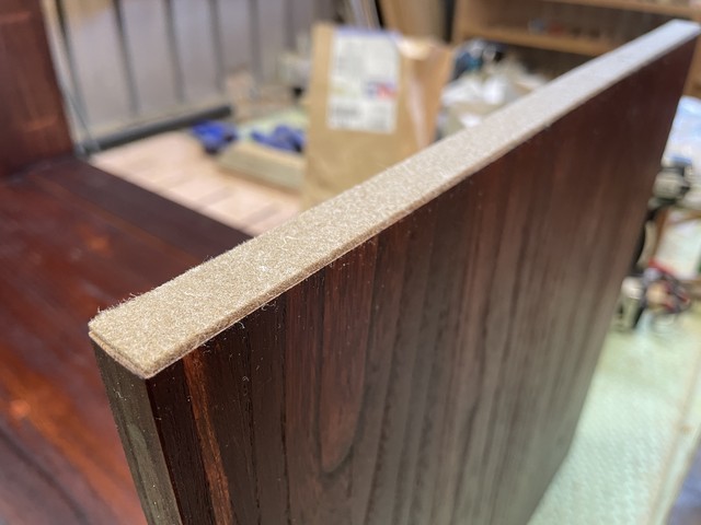 桐箪笥を机にリメイク