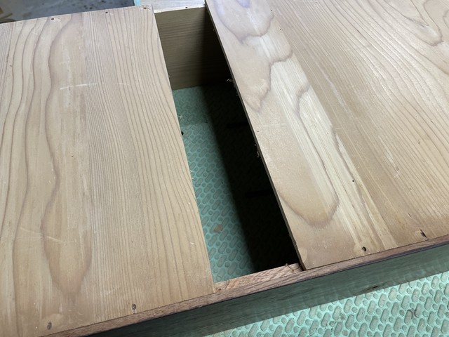 引出し底の修理