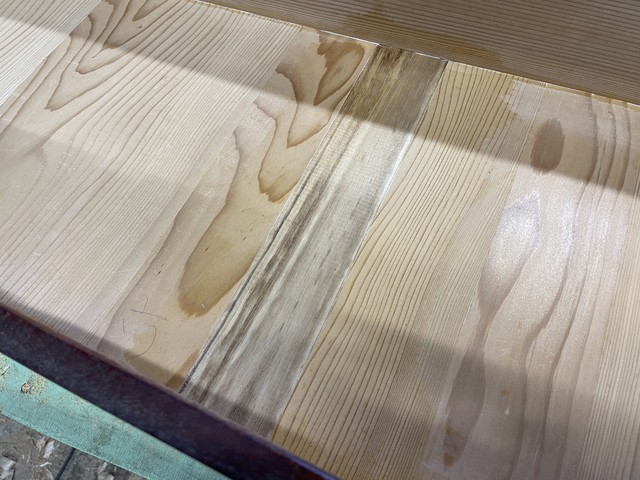 引出し底の修理