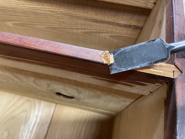 箪笥の補修