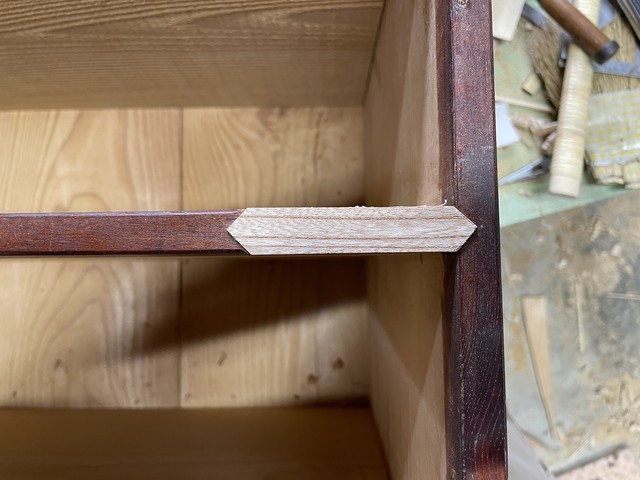 和箪笥の埋め木