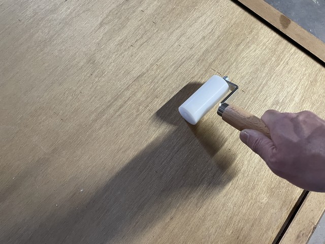 背板の修理