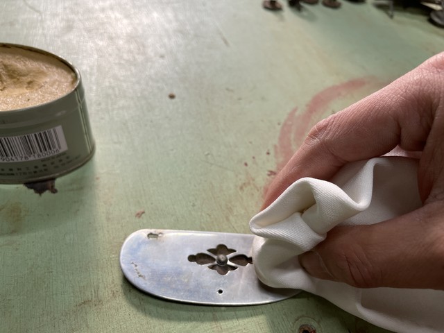 金具の磨き