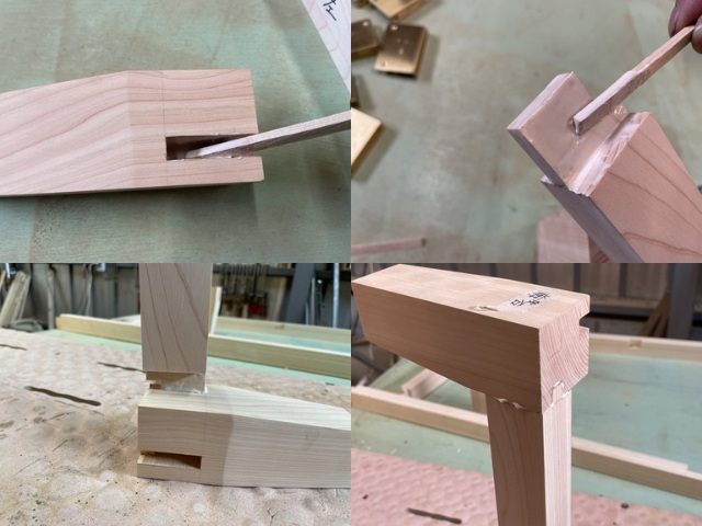 脚を制作