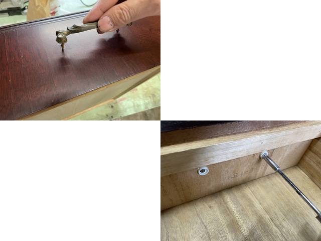 金具の取り付け