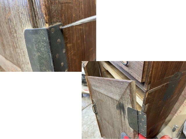 箪笥の金具外し