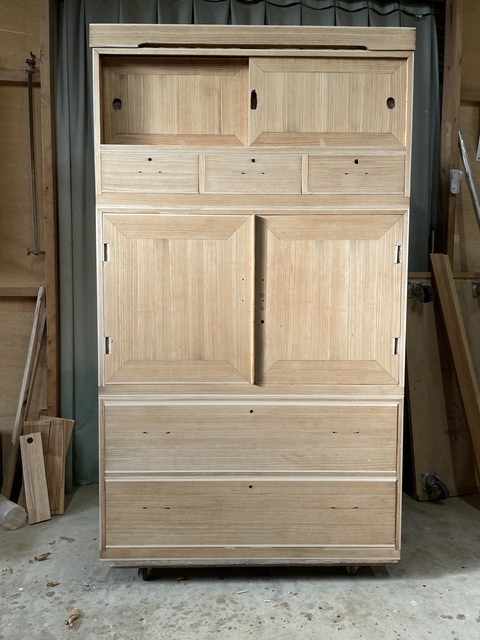 箪笥の削り完了写真