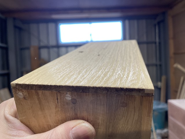 桐箪笥の蝋引き