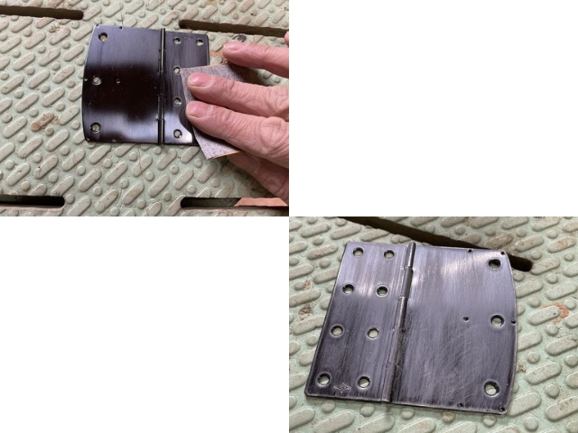 金具の表面を荒らす