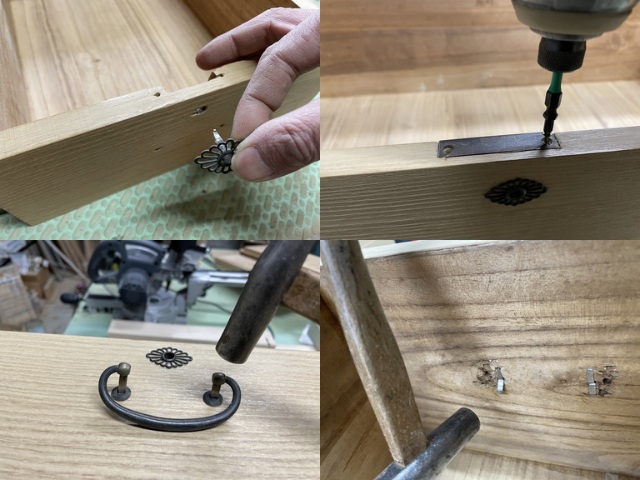 金具の取り付け