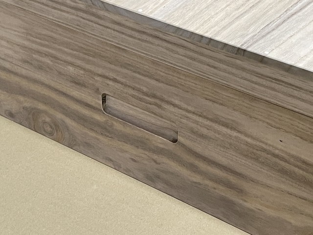 衣装箱の持ち手加工
